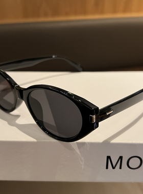 韩版新款猫眼复古红色墨镜