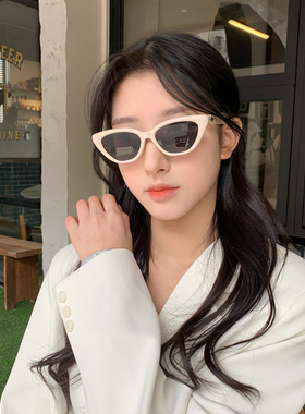 凹造型长方形时尚男女黑色墨镜