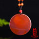 Agate necklace head jade pendant