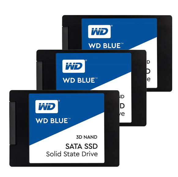 WD/西部数据 蓝盘 250G/500G/1TB/2TB SATASSD固态硬盘台式机笔记 - 图1
