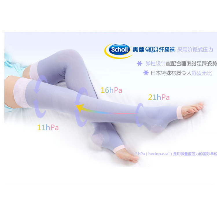 爽健qtto分段显瘦美腿压力睡眠弹力袜孕妇护士强压力长筒袜飞机夏,淘宝优惠券,粉丝福利购,淘宝优惠卷