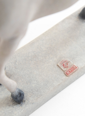 手工书房动物中式风礼盒装摆件