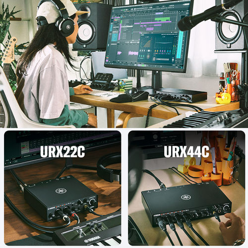 steinberg/yamaha雅马哈URX22C声卡专业录音乐器编曲吉他弹唱专用 - 图0