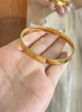 镀银金色高级感新中式简约百搭女