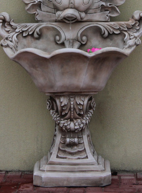 假山天使客厅阳台喷水池落地摆件