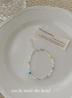 碎银子手串手饰串珠手链