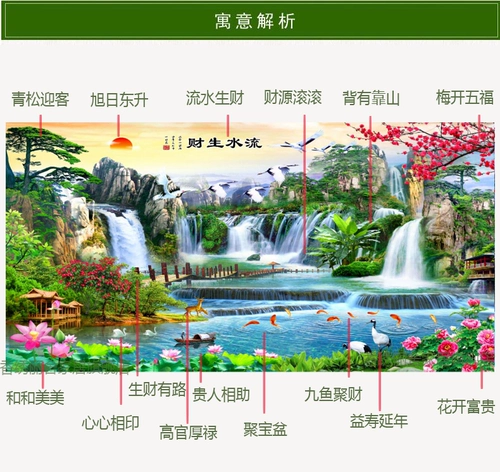 Cross -Stitch Новые ландшафтные ландшафтные горы гостиной и картины стежков девять старого магазина Семь размеров по картине кросс -стежков живопись с бриллиантами. Протекающая вода богатство алмазной шоу 2020