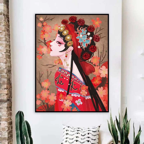 Alien Diamond Cross Stitch 2023 Новая бриллиантовая живопись пекинга оперная опер