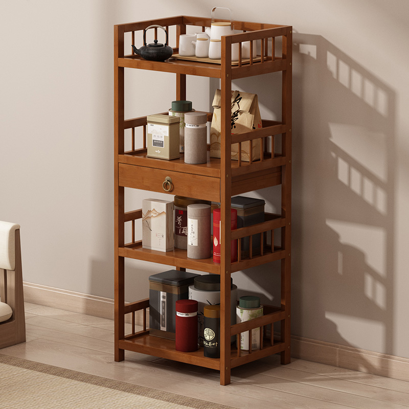 茶水桌小茶几家用泡茶台茶桌侧边柜茶柜架置物架茶叶茶具收纳架子 - 图3