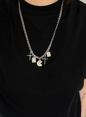 微瑕清仓 | 原创设计手作钛钢金属朋克百搭气质日常小众项链女