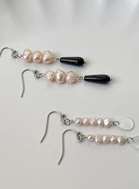 微瑕特价 | 原创手作冷淡秋冬百搭简约气质日常防敏耳环耳夹女