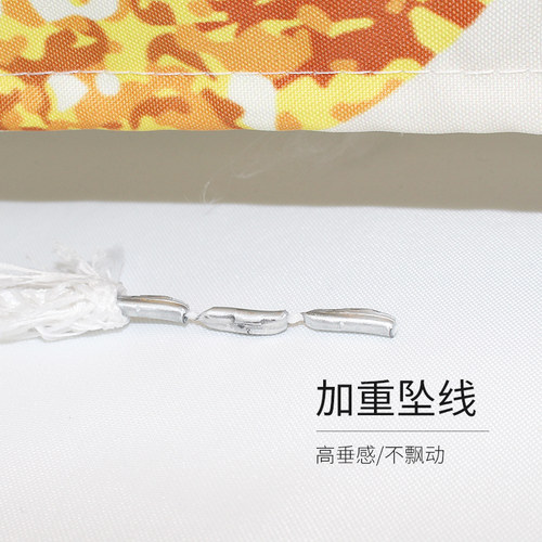 北欧浴帘防霉防水加厚布套装帘子浴室免打孔挂帘卫生间隔断帘门帘 - 图2