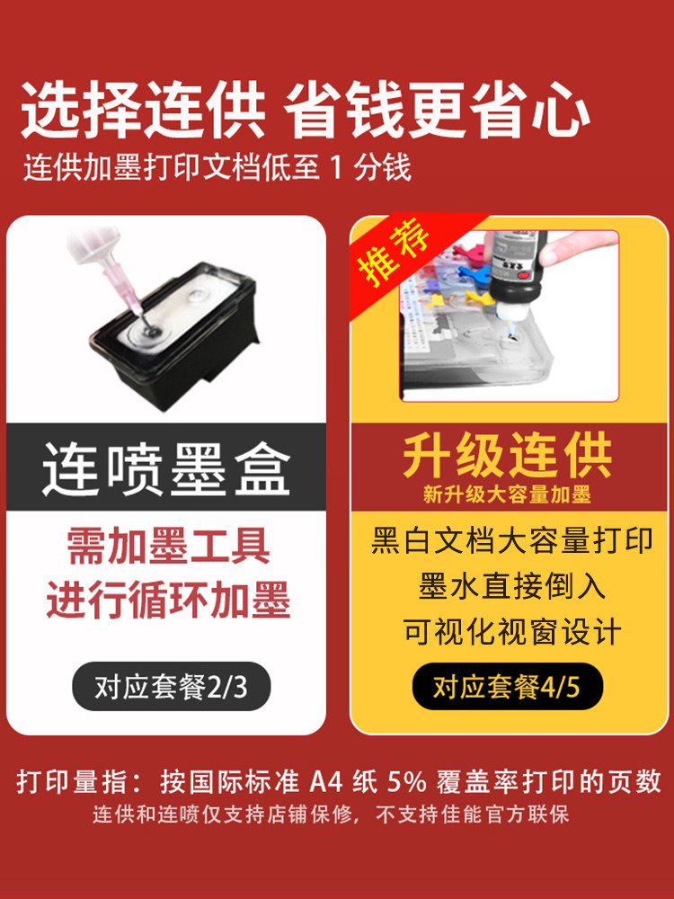 佳能mp288彩色打印机复印a4办公 爱惠佳办公喷墨多功能一体机