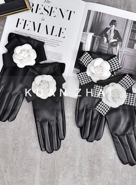 皮质手套样板房衣帽间衣柜软装