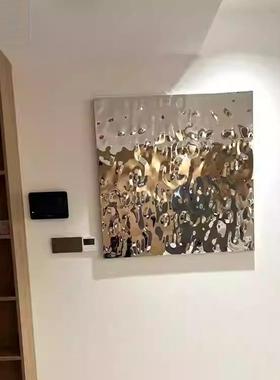 立体长方形镜面不锈钢装饰画