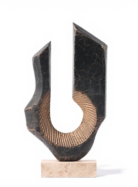 现代轻奢抽象侘寂风艺术雕塑摆件