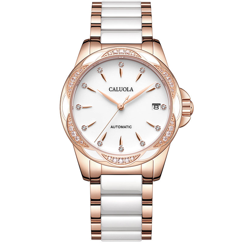 卡罗莱机械女士简约气质正品女表 vordo国产腕表