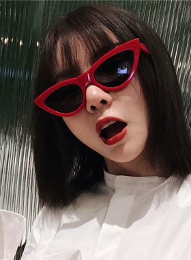 欧美复古框潮款三角酒吧太阳眼镜