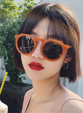 黄色防晒大框搞怪网红潮流眼镜