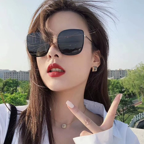 Солнцезащитные очки, брендовые румяна на солнечной энергии, коллекция 2022, новая коллекция, УФ-защита, изысканный стиль, по фигуре, популярно в интернете