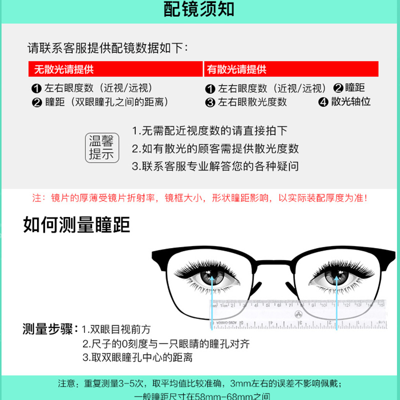 麦萌旗舰店麦萌树脂镜片1.74非球面超薄片近视眼镜镜片防辐射高度近视 2片价1