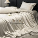 2026 New Ice Silk Bed Four-piece Set Summer Cool Sheets Quilt Cover Naked Sleeping Bedding Student Dormitory Three-piece Set