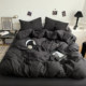 Quilt cover, quilt, four-piece bed set, quilt core, pillow core, seven-piece dormitory bed, single six-piece bedding set