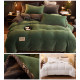 Removable and washable winter thickened milk velvet quilt double-sided velvet quilt core quilt cover integrated dormitory single winter quilt complete set