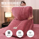 Milk velvet winter quilt winter plus velvet thickened quilt core student dormitory single and double coral flannel cotton quilt