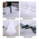 Pure cotton 60S high-end star hotel B&B ribbon white bed sheets four-piece quilt set