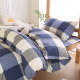 Student dormitory bed three-piece set 100% cotton fitted sheet 90x190 zipper mattress cover non-slip bedding sheet complete set
