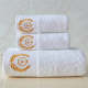 Towels and bath towels five-star hotel platinum forged series bath towel set blue rattan three-piece set