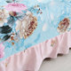 Pure cotton bed sheet single piece 100 cotton summer double 1.5 meter household ladies with lace summer floral quilt
