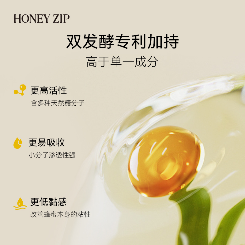 官方授权HONEYZIP黄春雨蜂蜜保湿补水面膜6片白春雨晒后修复舒缓 - 图2