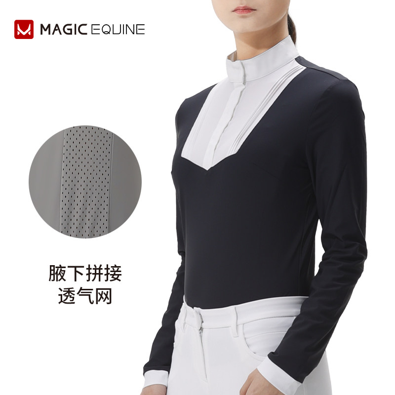 马术上衣女款ME曼驿四季长短袖腰侧网孔透气设计日常比赛专用T恤,淘宝优惠券,粉丝福利购,淘宝优惠卷