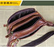 Genuine leather waist bag multi-component leather bag men and women cowhide wallet