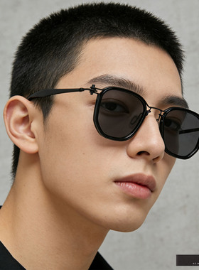 小众复古原创金属偏光太阳眼镜