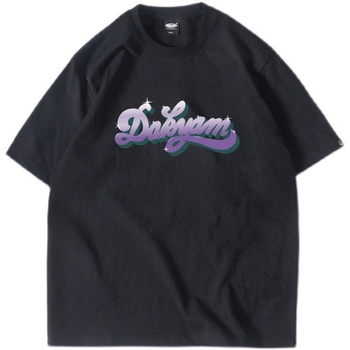 DAKYAM(达人)Darem Constellation闪光星座品牌LOGO短袖TEE恤宽松 - 图3