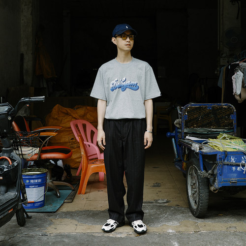 DAKYAM(达人)Darem Constellation闪光星座品牌LOGO短袖TEE恤宽松 - 图2