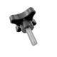 Four corner handle knob plastic hand screw m5m6m8