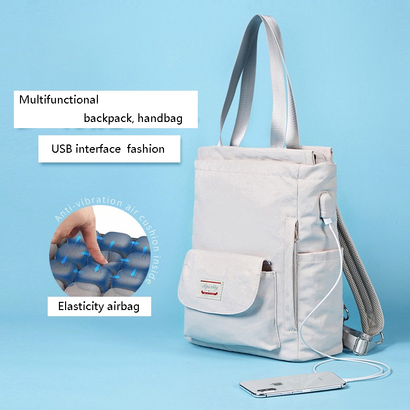 Shoulder Bag For Laptop Waterproof Notebook Backpack women - 图2