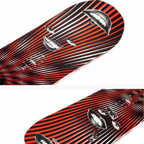 冷山雪具 20款 NITRO 尼卓 Beast x Volcom 滑雪板男款单板公园 - 图0