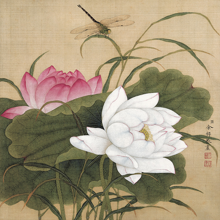 余稚花鸟字画名画复制品斗方形书画宣纸画心未装裱国画古画工笔画 - 图2