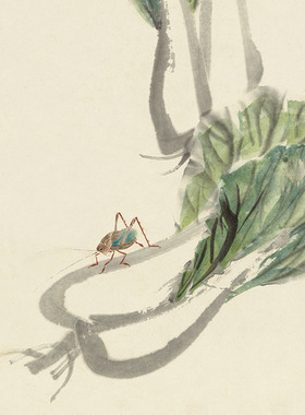 齐白石白菜字画挂画名画国画