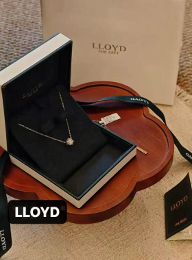 韩国可直邮 | 专柜正品LLOYD 925银六爪 单钻莫桑石 项链锁骨链