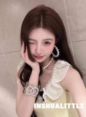 26s新款亚克满钻字母手镯手饰