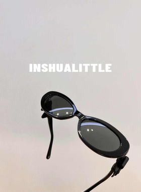 新款蝴蝶结字母墨镜男女太阳眼镜