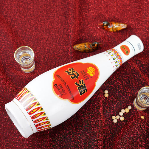 山西杏花村汾酒48度乳玻汾475ml*6瓶琵琶汾清香型口粮酒白酒 - 图1