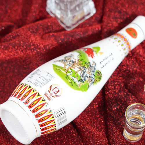 山西杏花村汾酒48度乳玻汾475ml*6瓶琵琶汾清香型口粮酒白酒 - 图0