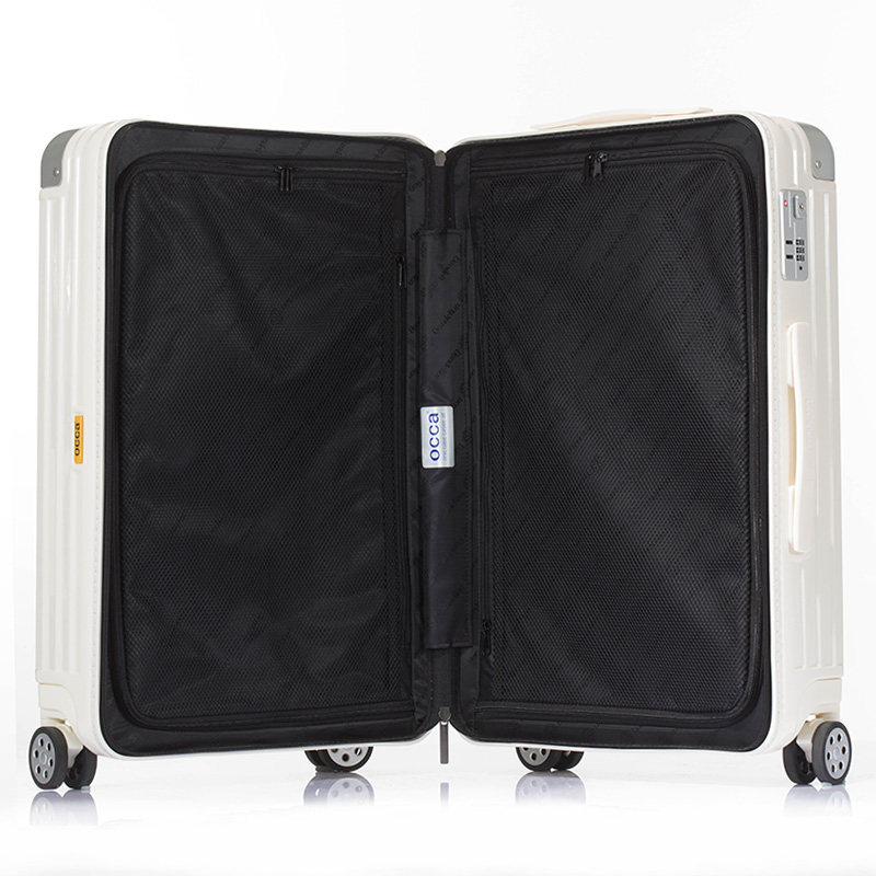 occa纯pc轻盈拉链箱20寸拉杆箱 occa旅行箱